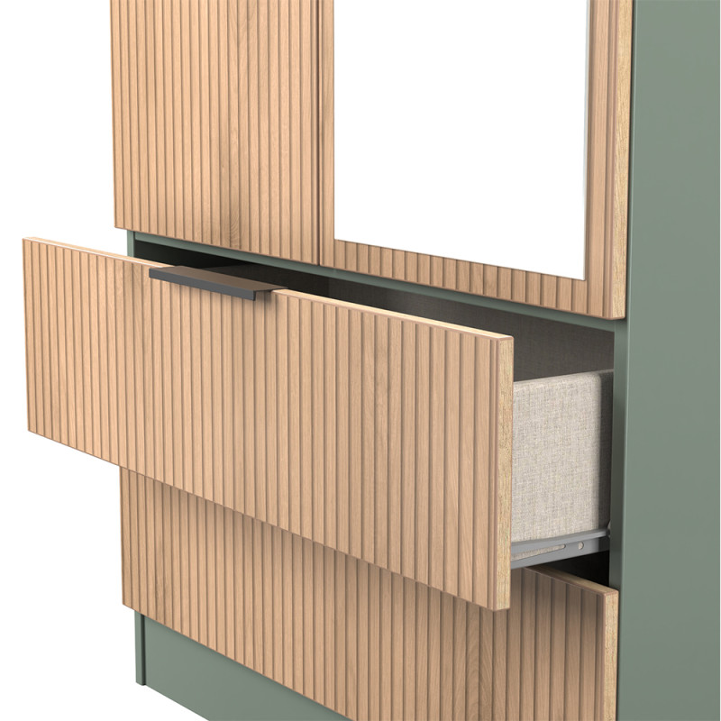 Java Standard 2 Drawer Mirrored Wardrobe Ready Assembled Bedroom Java standard 2 drawer mirrored wardrobe ready assembled bedroom